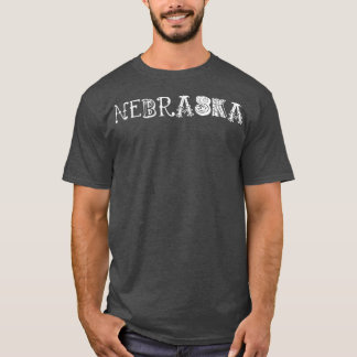 Nebraska 50 States Names  T-Shirt