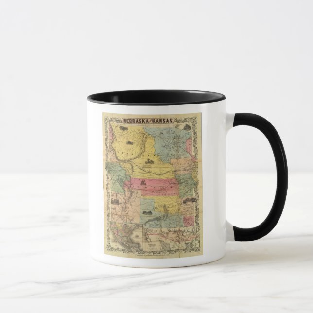 Nebraska and Kansas 2 Mug (Right)