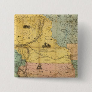 Nebraska and Kansas 2 Pinback Button