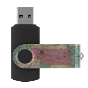 Nebraska and Kansas 3 USB Flash Drive