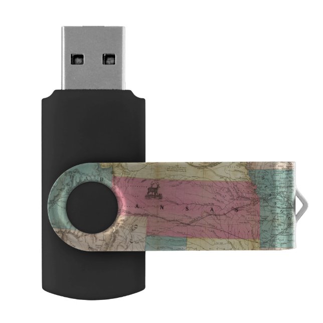 Nebraska and Kansas 3 USB Flash Drive (Opened)