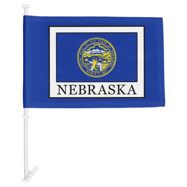 Nebraska Car Flag (Front)