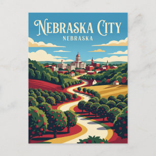 Nebraska City USA Postcard