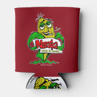 Nebraska corn cob can cozy cooler