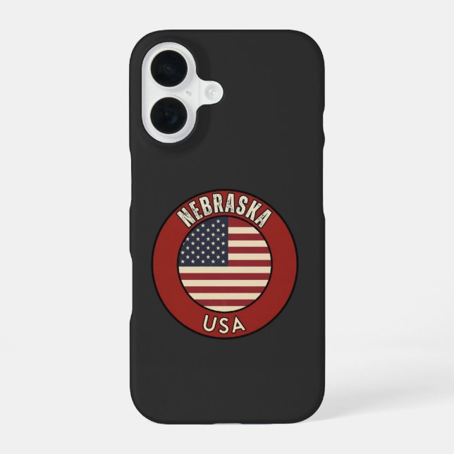 Nebraska Cornhusker State Gif  iPhone Case (Back)