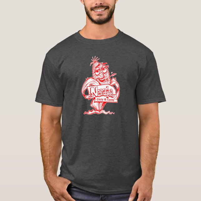 Nebraska Cozy and Corny T-shirt (Front)