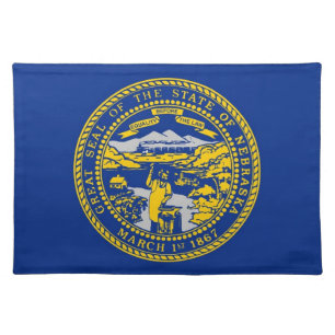 Nebraska Flag American MoJo Placemat