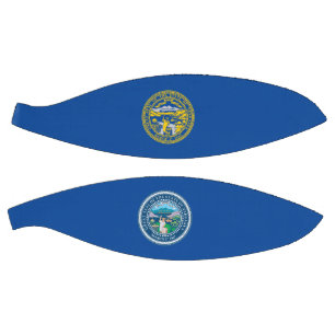 Nebraska flag basketball