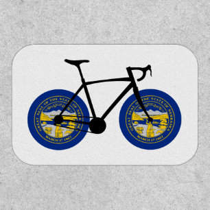 Nebraska Flag Cycling Patch