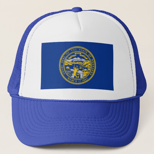 Nebraska Flag Hat (Front)