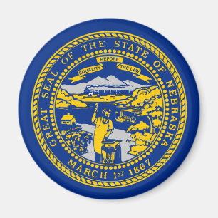 Nebraska Flag Magnet