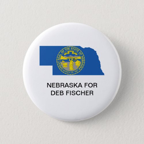 NEBRASKA FOR Deb Fischer Senate BUTTON