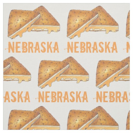 Nebraska Fried Toasted Cheese Frenchees Sandwich Fabric