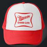 Nebraska Good Life Snapback Trucker Hat<br><div class="desc">Nebraska Good Life Snapback</div>