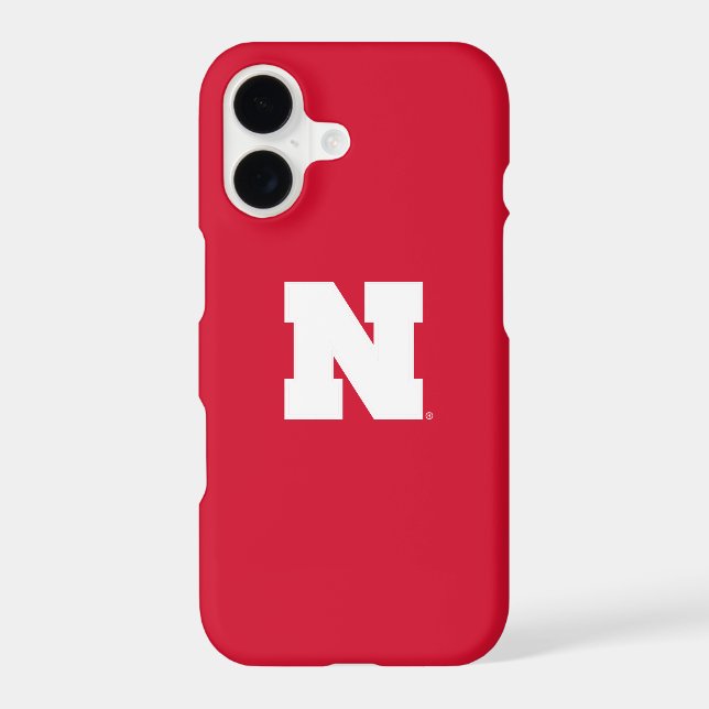Nebraska Huskers Block N Logo Case-Mate iPhone Case (Back)