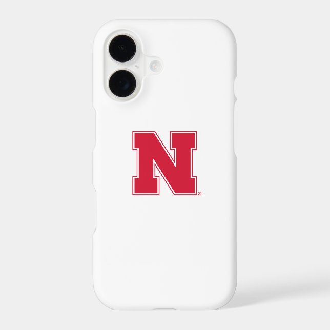 Nebraska Huskers Block N Logo Case-Mate iPhone Case (Back)