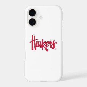 Nebraska Huskers Red Script Logo iPhone 17 Case