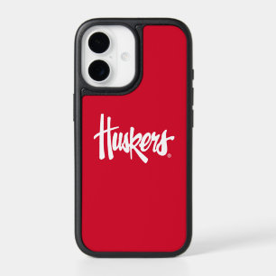 Nebraska Huskers Red Script Logo iPhone 17 Case