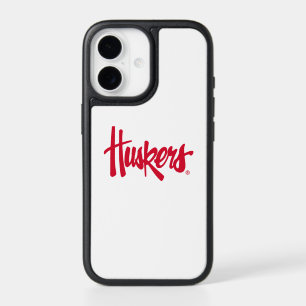 Nebraska Huskers Red Script Logo iPhone 17 Case