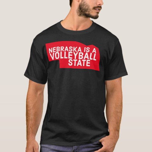 Nebraska is a volleyball state TShirt