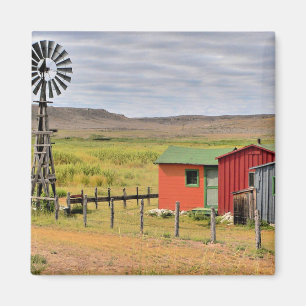 Nebraska landscape photograph magnet