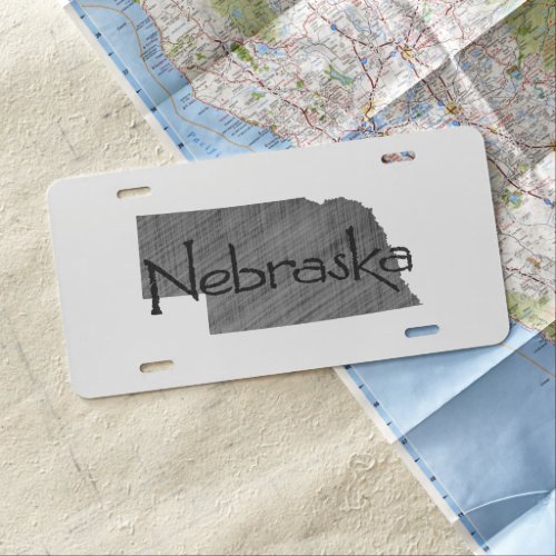 Nebraska License Plate