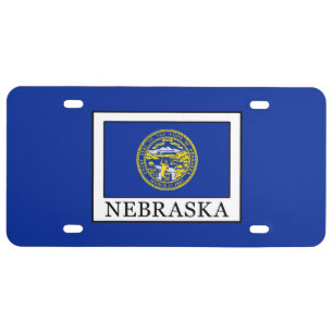 Nebraska License Plate