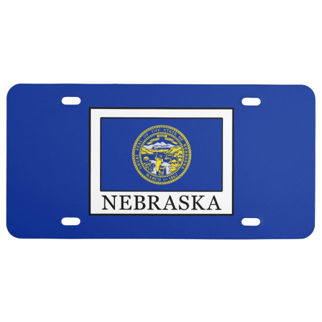 Nebraska License Plate (Front)