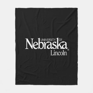 Nebraska Lincoln Academic Logo Fleece Blanket