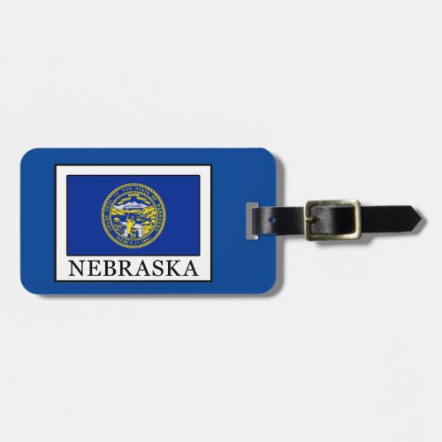 Nebraska Luggage Tag