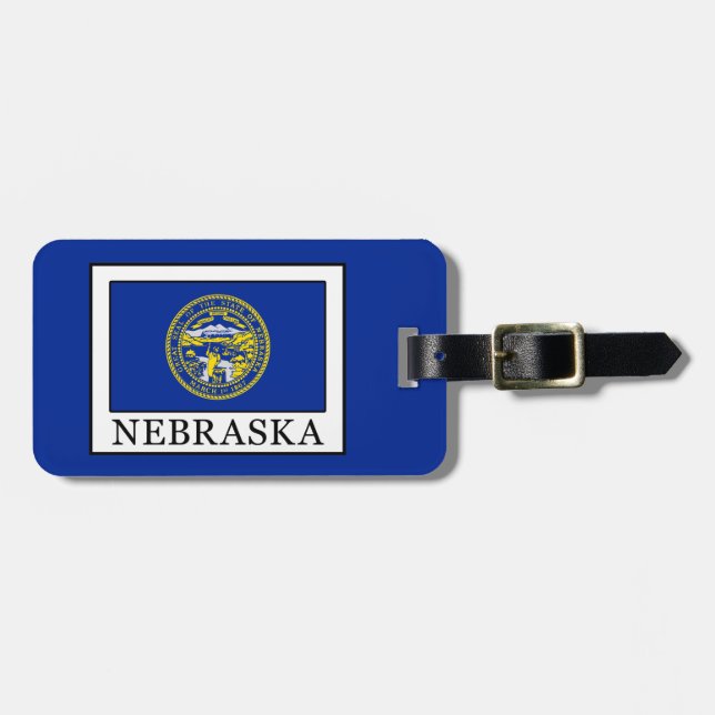 Nebraska Luggage Tag (Front Horizontal)