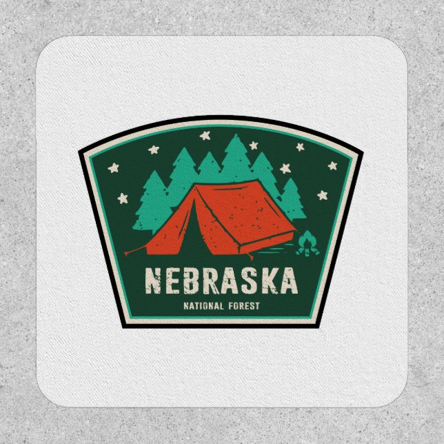 Nebraska National Forest Camping Patch (Front)