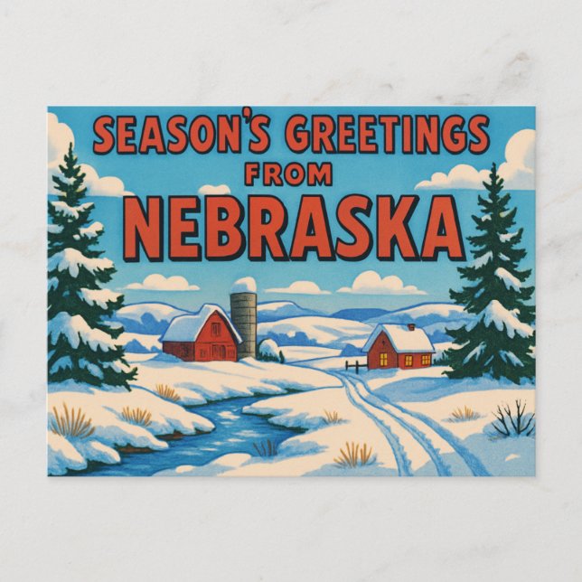 NEBRASKA Postcard (Front)