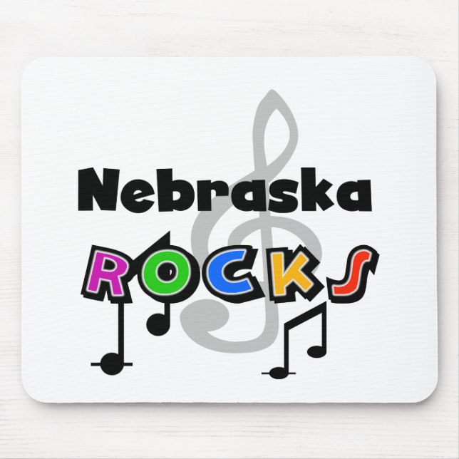 Nebraska Rocks Mouse Pad (Front)