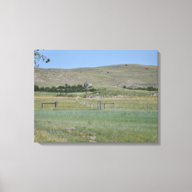 Nebraska Sandhills Wrapped Canvas (Front)