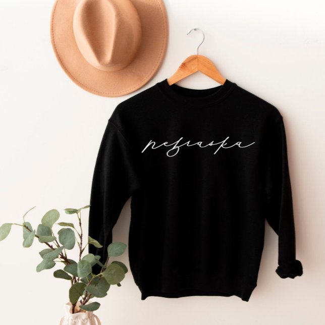 Nebraska Script State Women’s Sweatshirt (Creator Uploaded)