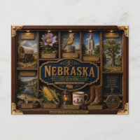 Nebraska Shadow Box 3D Figurine State
