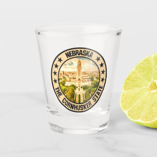Nebraska shot glass