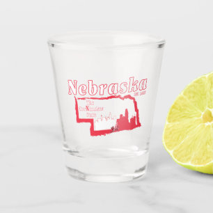 Nebraska Shot Glass