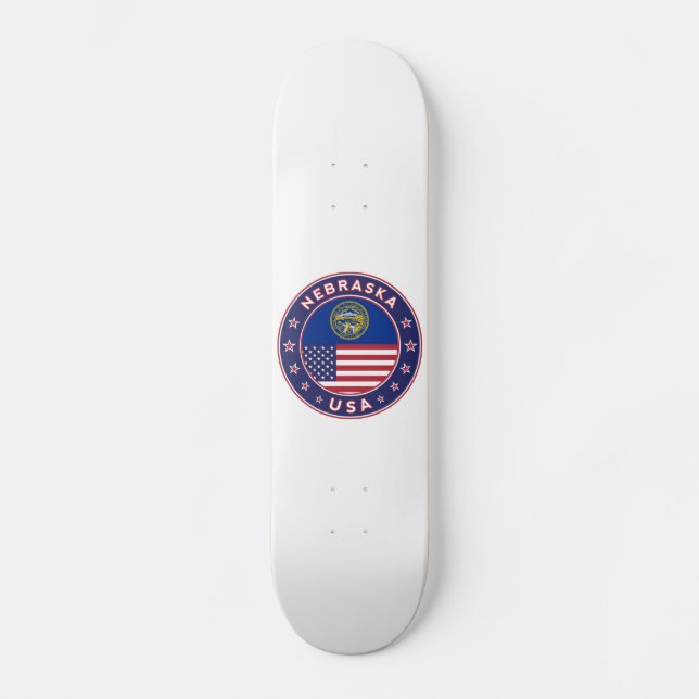 Nebraska Skateboard (Front)
