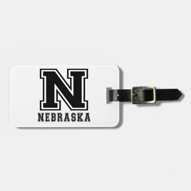 Nebraska State Designs Luggage Tag | Zazzle