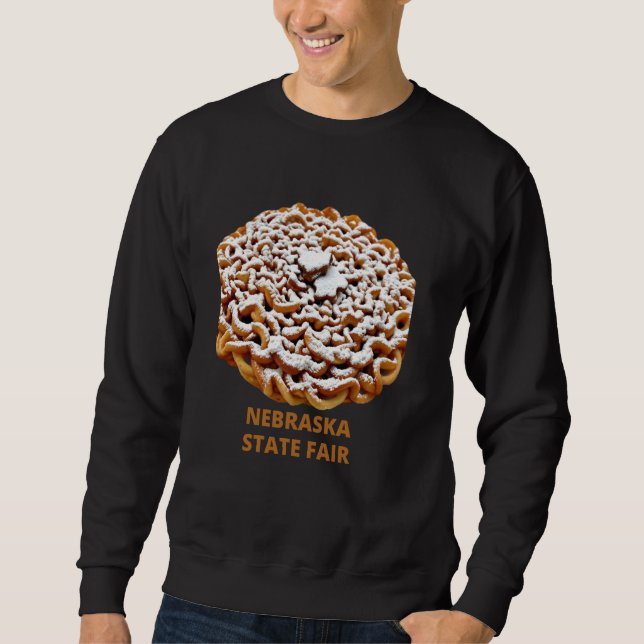 Nebraska State Fair Funnel Cake County Fair Sweatshirt (Front)