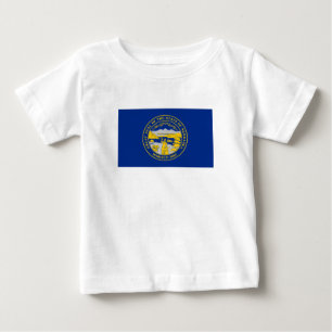Nebraska State Flag Baby T-Shirt