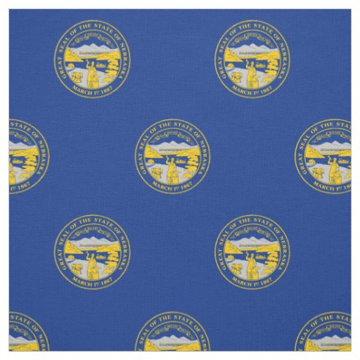 Nebraska State Flag Fabric