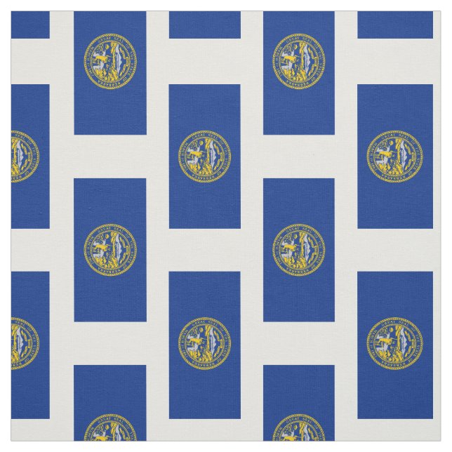 Nebraska State Flag Fabric (Swatch)