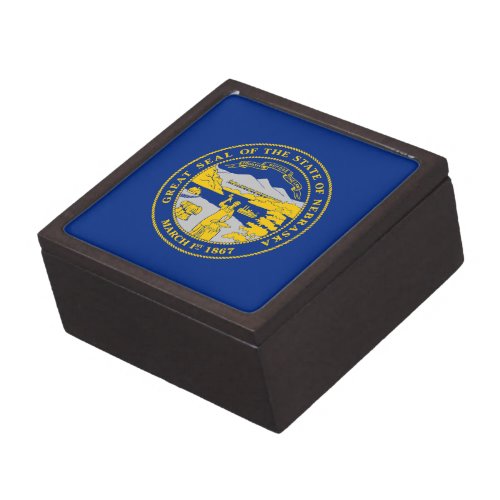 Nebraska State Flag Gift Box