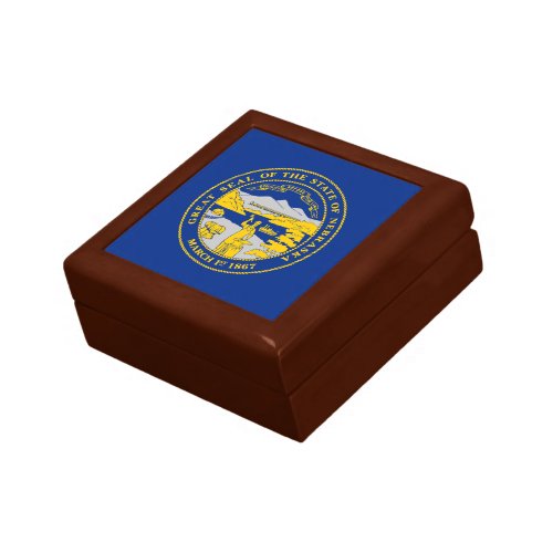 Nebraska State Flag Gift Box