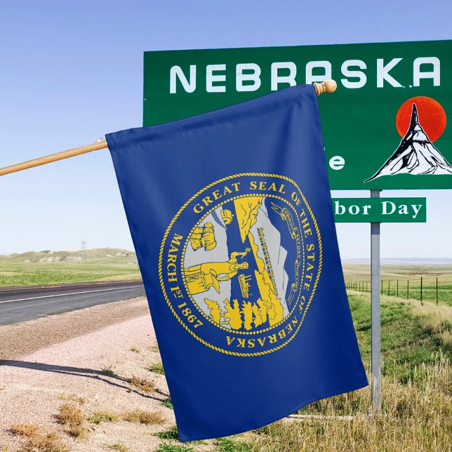 Nebraska State House Flag (Nebraska State House Flag cover)