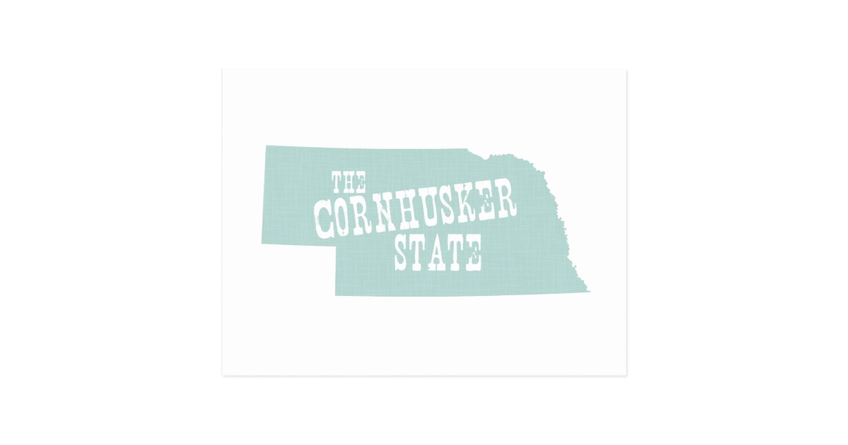 Nebraska State Motto Slogan Postcard