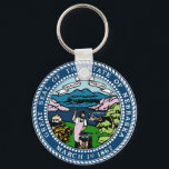 Nebraska State Seal Keychain<br><div class="desc">Nebraska State Seal Keychain</div>